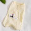 Soft Warm Pet Pajamas Dogs Cats Four-Legged Sleepwear Lightweight Striped Bear Home Comfort Wear