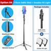 2025 New 1750mm Wireless Selfie Stick Tripod Stand Foldable Monopod With Led Light For Smartphones Balance Steady Shooting Live