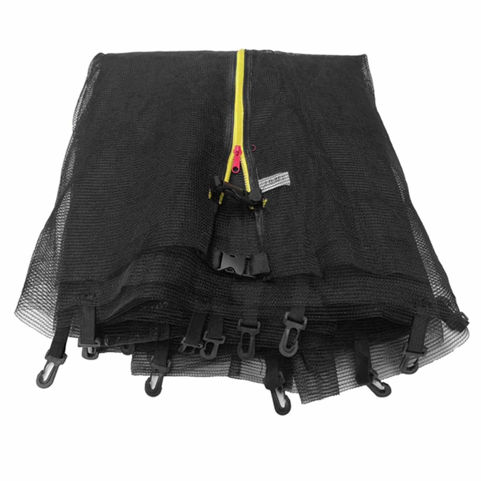 

Trampoline Safety Net for Round Frame Weather-Resistant Breathable Trampoline Netting Replacement with Zipper Poles Not Included