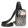 Τσάντα Στήθους με Λεοπάρ Μοτίβο Γυναικεία Τσάντα Χιαστί Χρωματική Αντίθεση Ώμου Κινητού Τηλεφώνου Μικρή Τσάντα