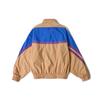 Li Ning Sports Fashion Series Embroidered Logo Color Block Jacket Men Jacket Blue Brown AJDR231-3