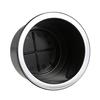 4 Pc Plastic Cup Holder Set Drop In Black   for Car Boat Marine