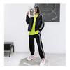 [D.IIZOO] Korean Style Jersey Top and Bottom Set, Women's Sweatshirt, 2-Piece Setup, Hoodie, Activewear, Casual, Sports, Loungewear, Loose, Large