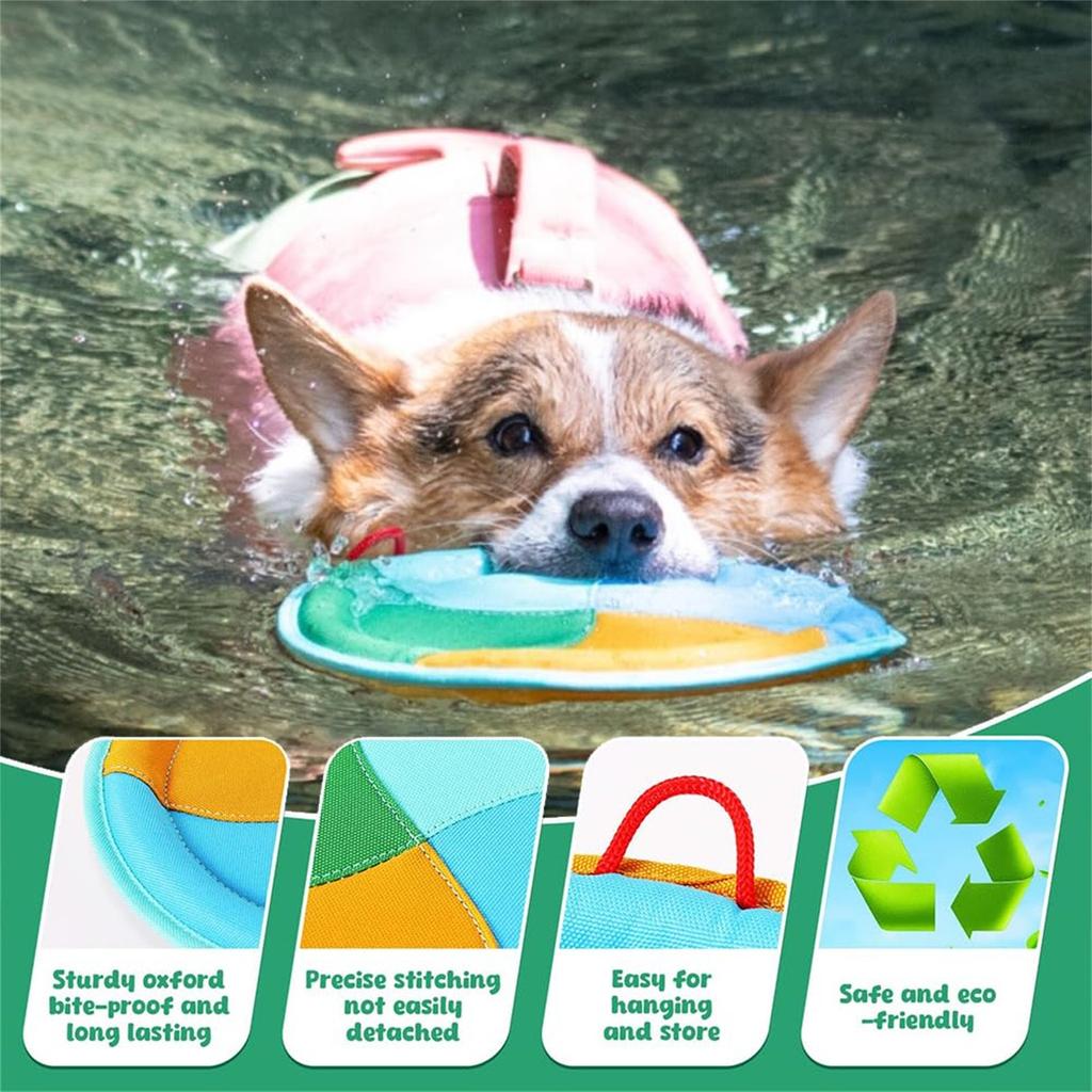 Flexible Floatable Dog Toy, Pool Floating Flying Toys, Indestructible Flying Interactive Dogs Toy For Small Medium Large Dogs T