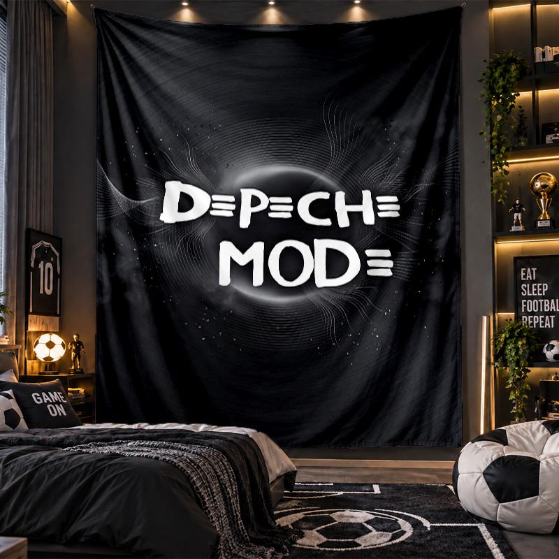 Wall Hanging Tapestry Depeche Mode Print Cloth for Living Room Bedroom Home Decor