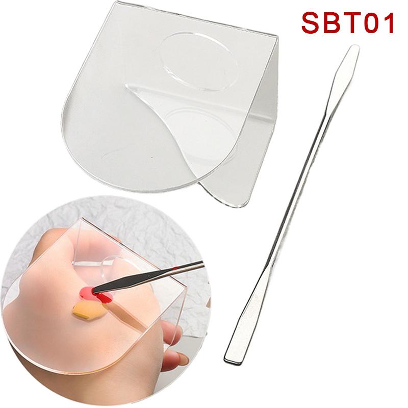 

Акриловая палитра шпатель стержень гелевая основа тени для век смешивание крем пигменты для макияжа маникюрный инструмент для дизайна ногтей инструменты для макияжа