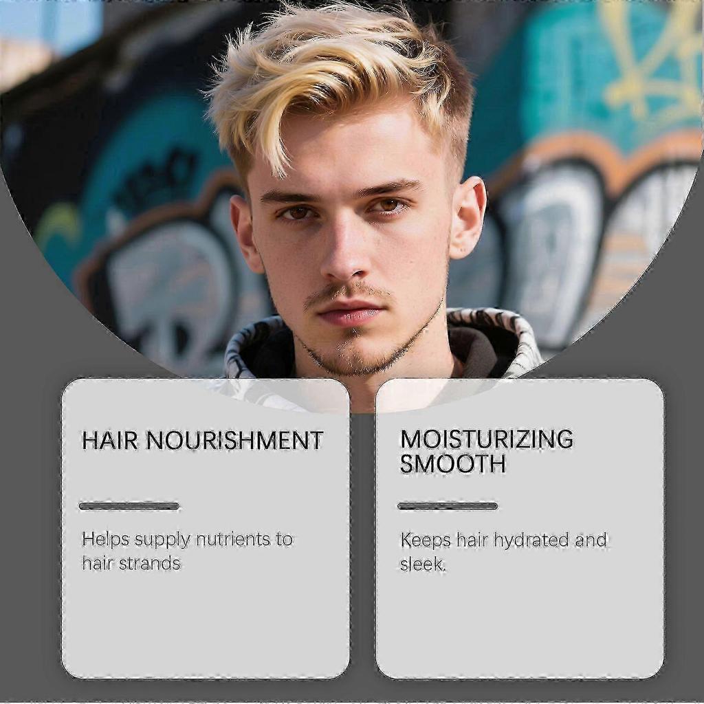 Anti-Gray Serum for Men, Gradually Reduces Gray Hair with Vitamin A, Melitane & Allantoin