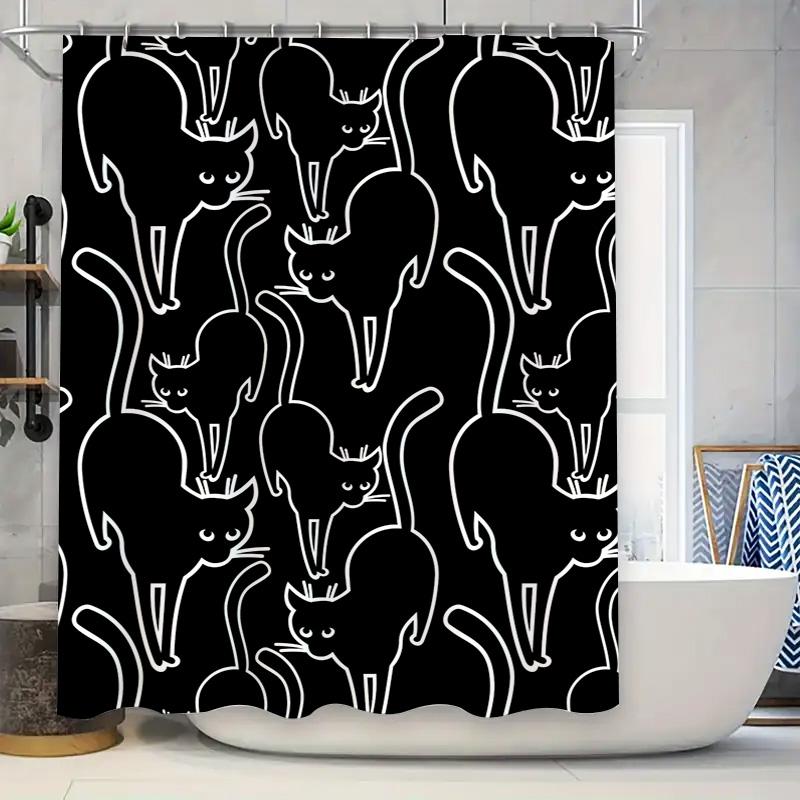 

Soft Luxurious Shower Curtain With Modern Wave Pattern Pink Beige White Bath Decor For Home Decoration Perfect Gift Idea For Hou W60H190(CM)-1 Pcs