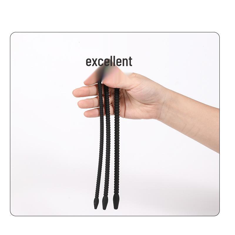 Threaded Silicone Catheter for Men, Urethral Stimulation, SM Play