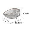 Aoyama Glass Glass Small Bowl with Small Dish, 7cm, Platinum, Made in Japan, AMG-CA-P207P