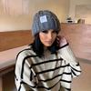 Women's Stretchy Beanie Hat Winter Skull Cap Soft Casual Headwear, Versatile Fashion, Comfortable Warm Hat