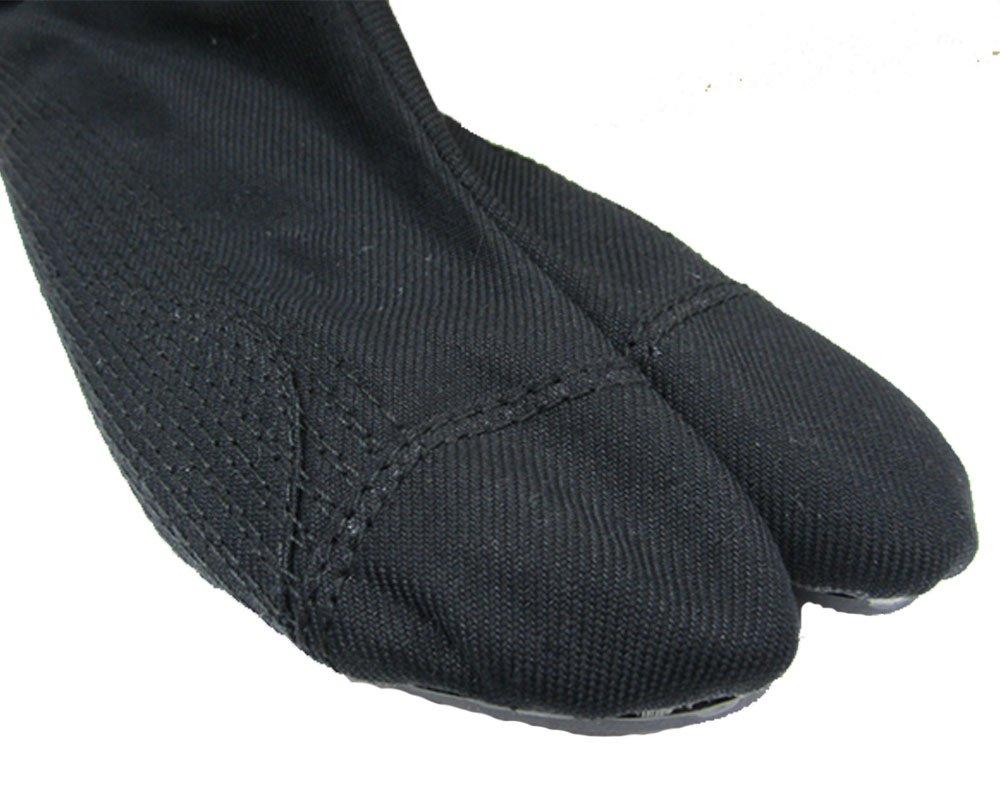 Marugo Jikatabi Kurashikiya Festival Style Kohaze 7 Pieces Black [Margo] 25.5cm