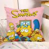 Cartoon Pillow Covers Cartoon Sofa Decorative Home Doublesided Printing Short Plush Cute Cushion The SSimpsons Cover