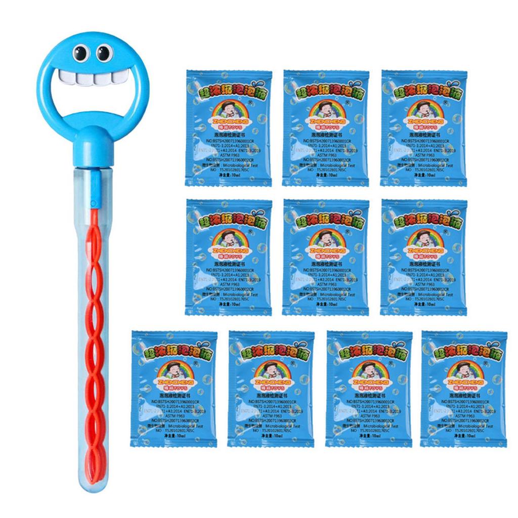 Yousheng 32-Hole Smile Face Bubble Machine Romantic Bubble Maker with Concentrate Packs Bubble Blowing Machine Toy for Kids Adults