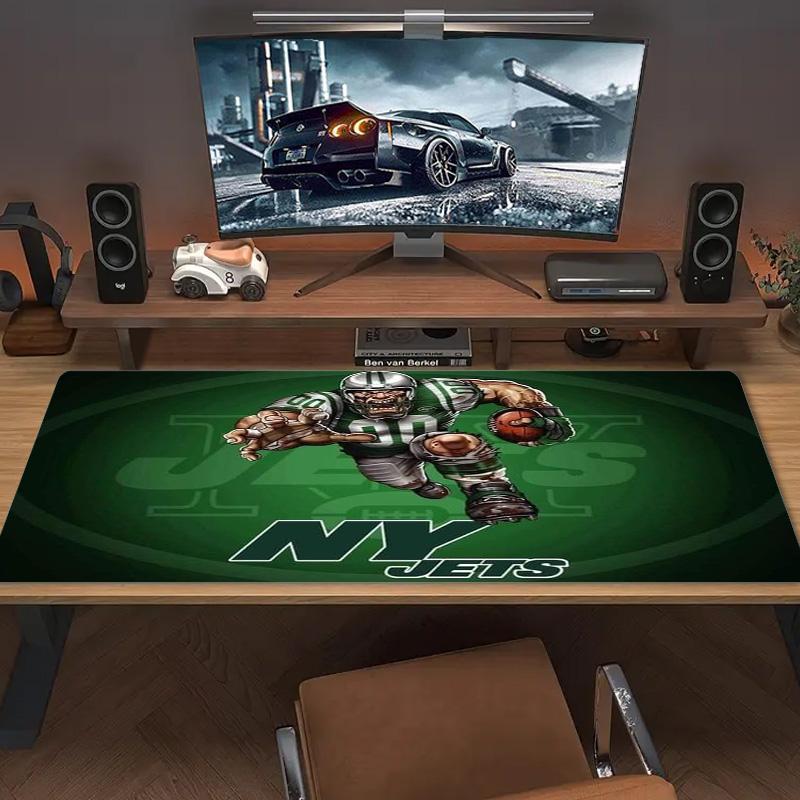 New york jets Color Mouse Pad Large Gaming Table Cushion Non-slip Laptop Tablet Big Mousepad XXL Mat Mini PC Playmat With Lock edge