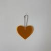 Milai Reflective Heart Pendant Keychain - Student Backpack Safety Ornament