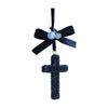 Sparkling Car Rearview Mirror Pendant Shiny Rhinestone Auto Hanging Ornament  Auto Interior