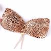 Female's Sexy Leopard Silicone Push Up Strapless Invisible Stick On Backless Gel Dress Bra Nubra