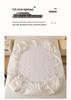 Princess Style Wool Lace Bed Skirt Cover - Non-Slip All-Season Thickened Mattress Protector for Single Beds