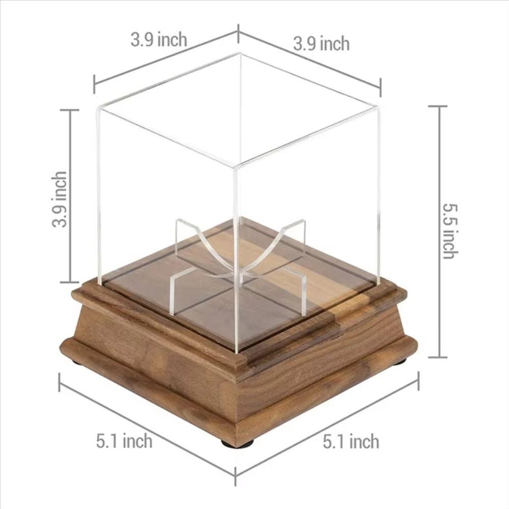 Ball Holder Baseball Display Case Dustproof Baseball Holder Baseball Box  Softball Sports