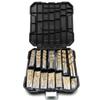 99pc Titanizing Twist Drill Woodworking Hole Opener Steel Plate Drill Bit Drilling Tool Plastic Box Set