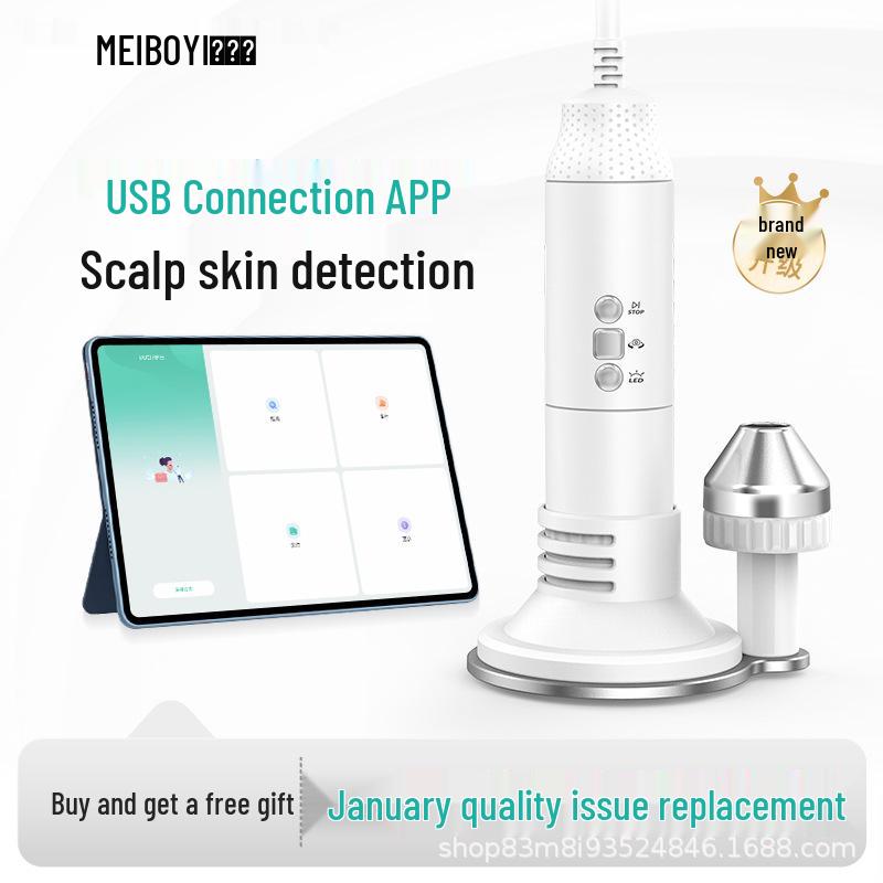 

Meiboyee HD Scalp Detector with USB for Mobile, PC, Tablet – Portable Beauty Salon Tool M7 USB