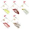 1PCS Rotating Metal Fishing Lure Five-color Composite Rotating Sequin 10.5g Perch Catfish Bait Light Sea Fishing Fishing Gear