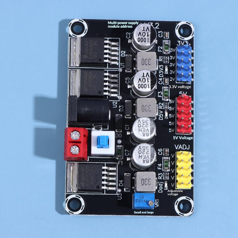 Dc7-25 To Dc3.3V/5V Lm2596 Adjustable Step-Down Module Adjustable Step-Down Module For Racing Smart Car Test Power Supply