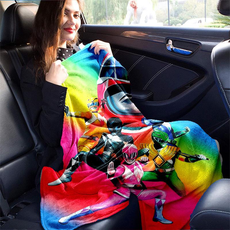 1pcPower Rangers Blanket - Soft and Comfortable for All Seasons - Perfect G