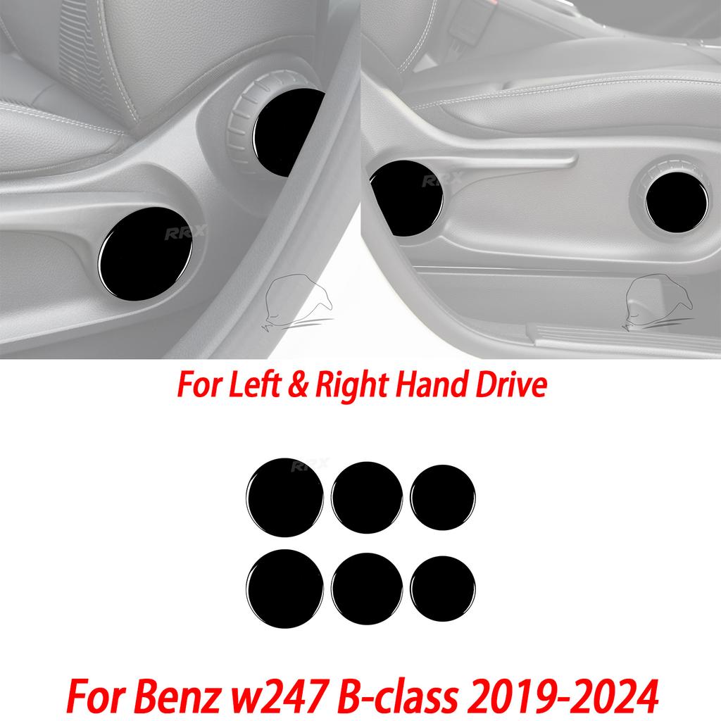 Car Interior Accessories Inner Door Handle Steering Wheel Trim Armrest Box Switch Sticker For Benz B-Class W247 GLB X249 19-24