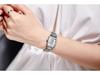 Oushijia New Square Diamond Women's Roman Minimalist Tonneau Quartz Watch