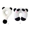 Cuscino da viaggio a forma di panda in peluche per collo, per bambini e adulti, che fornisce comfort e supporto per il collo