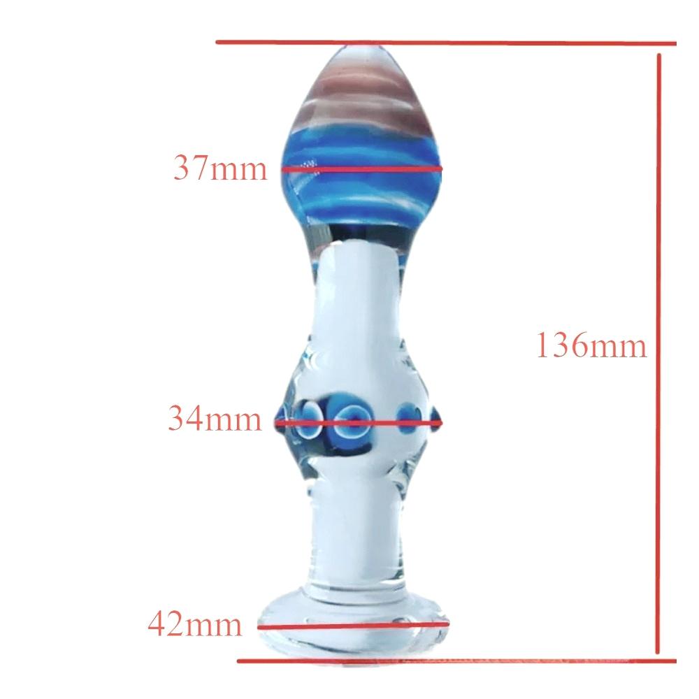 Colorful Crystal Beads Wand Glass Quantity Plug
