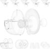 Breast Pump Replacement Parts: M5 Duckbill Valve, Silicone Diaphragm, 24mm Double Layer Flange