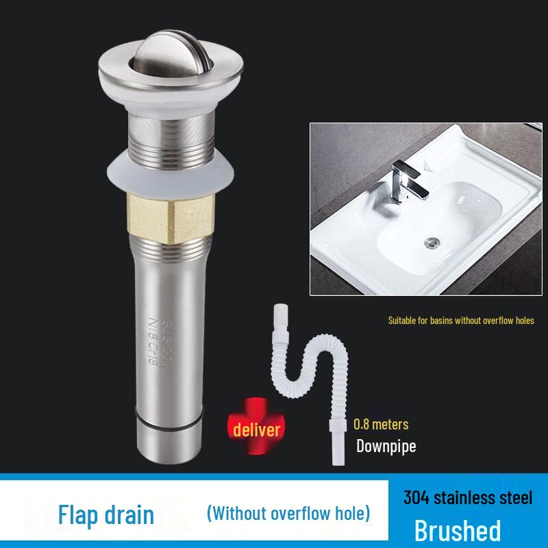 GLBO 304 Stainless Steel Washbasin Drainer Kit