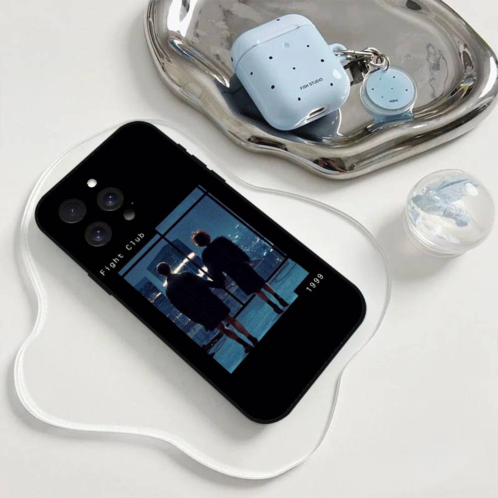 Fight Club Handyhülle Handyhülle Für Iphone 17 16 15 11 13 14 Pro Max X Xr Xs Max 12mini Schwarze Hülle Abdeckung Hülle