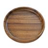 Japanese Style Solid Wood Round Serving Tray
