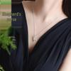 S925 Silver Reindeer Pendant Necklace - Festive Fresh Design for Students
