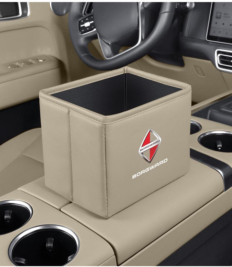 Borgward BX Series Car Storage and Folding Trash Can Box