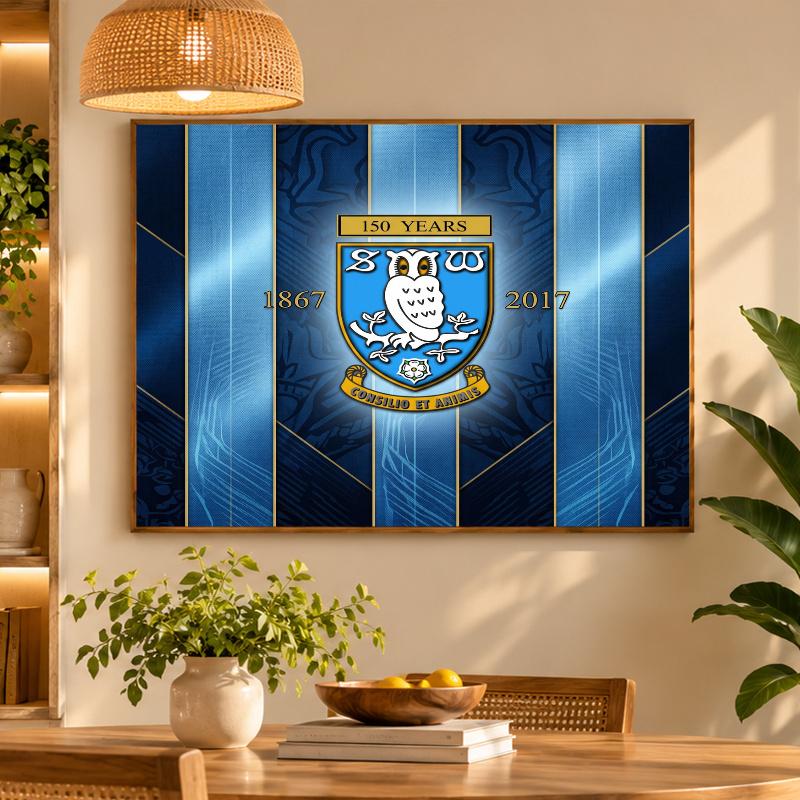 5D Diamond Painting Sheffield Wednesday DIY Full Drill Diamond Art Kit Home Decoration