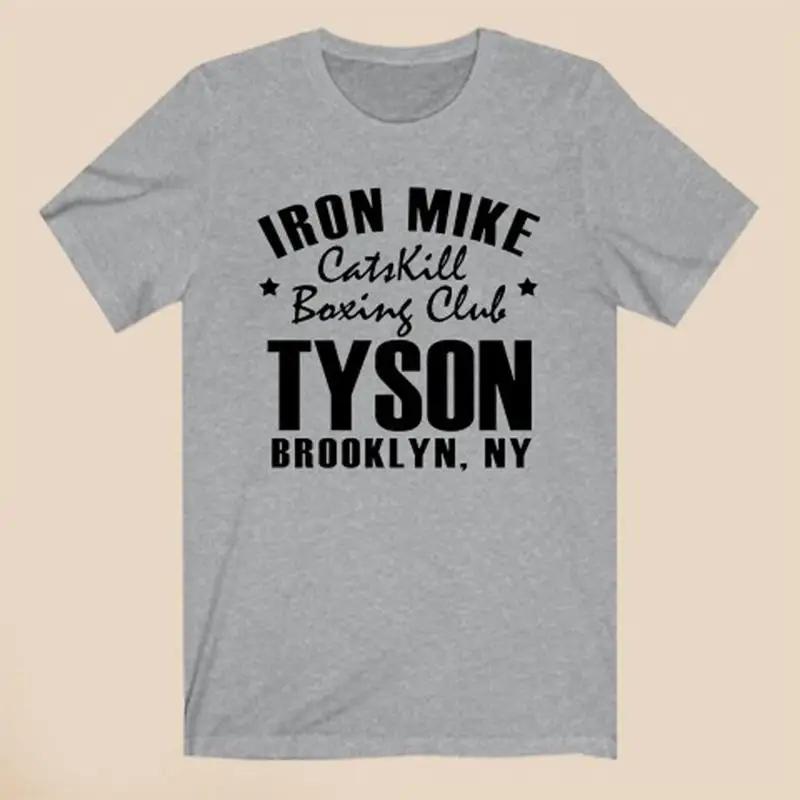 

Iron Mike Catskill Gym Tyson Men S Grey T Shirt Size S 3Xl 5XL різнокольоровий