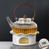 Electric Tea Warmer Ceramic Base Heating Pot Candle Stove for Home Use Keep Warm Herbal Tea Maker