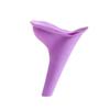 Imbuto Urinatoio Portatile da Piedi per Donna - Urinazione da Viaggio a Prova di Perdite, Viola