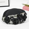 Vintage Versatile Felt Headscarf Hat For Women, Flight Attendant Hat, Church Derby Headpiece, Floral Beret
