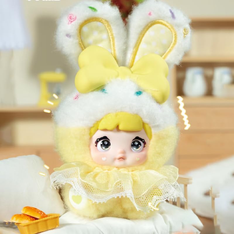 Offiziell lizenzierte Yumi Town Nommi Honey Rabbit Blindbox-Puppe, Figur, Plüschanhänger, ist ein tolles Geschenk oder Sammlerfigur.