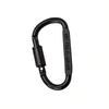 Brangdy Flat Aluminum Alloy Screw Lock Carabiner