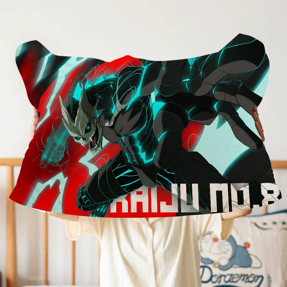 Animation K-Kaiju No.8 Quick-Drying Polyester Pillowcase, Non-Slip, With a Secure Design New Style Anti-Scalp Oil Tie.
