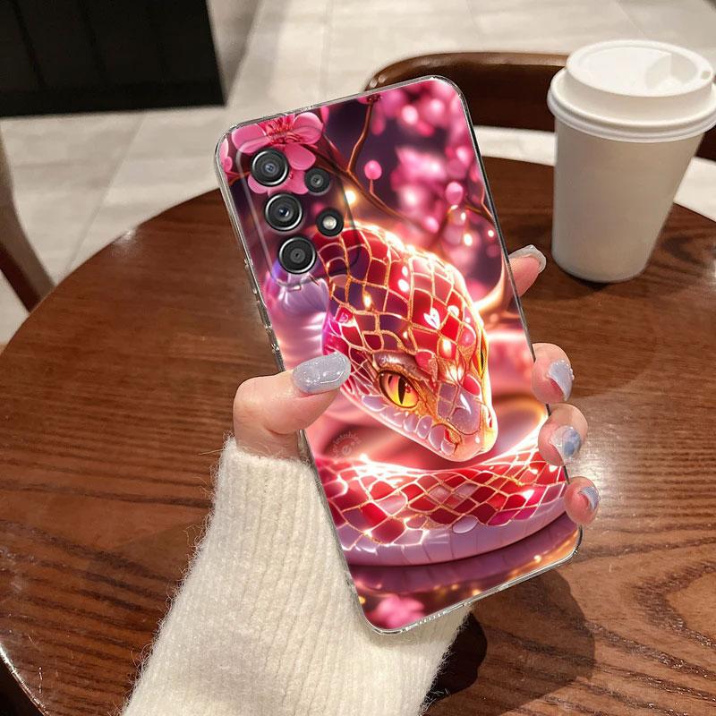 Snakes and Women Clear Soft Phone Case For Samsung Galaxy A56 A57 A37 A55 A54 A36 A35 A26 A25 A16 A17 A07 A52 A34 A73 A21s Cover