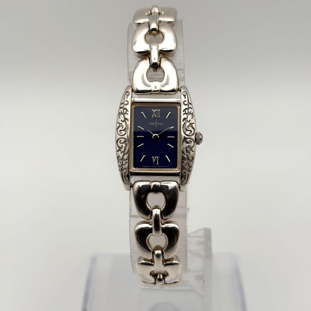 [USED] SEIKO CRESTA SILVER 925 quartz solid silver watch