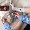 Women Socks Cartoon Cat Dog Japanese Kawaii Cute Middle Tube Socks Women Autumn and Winter Retro Long Socks